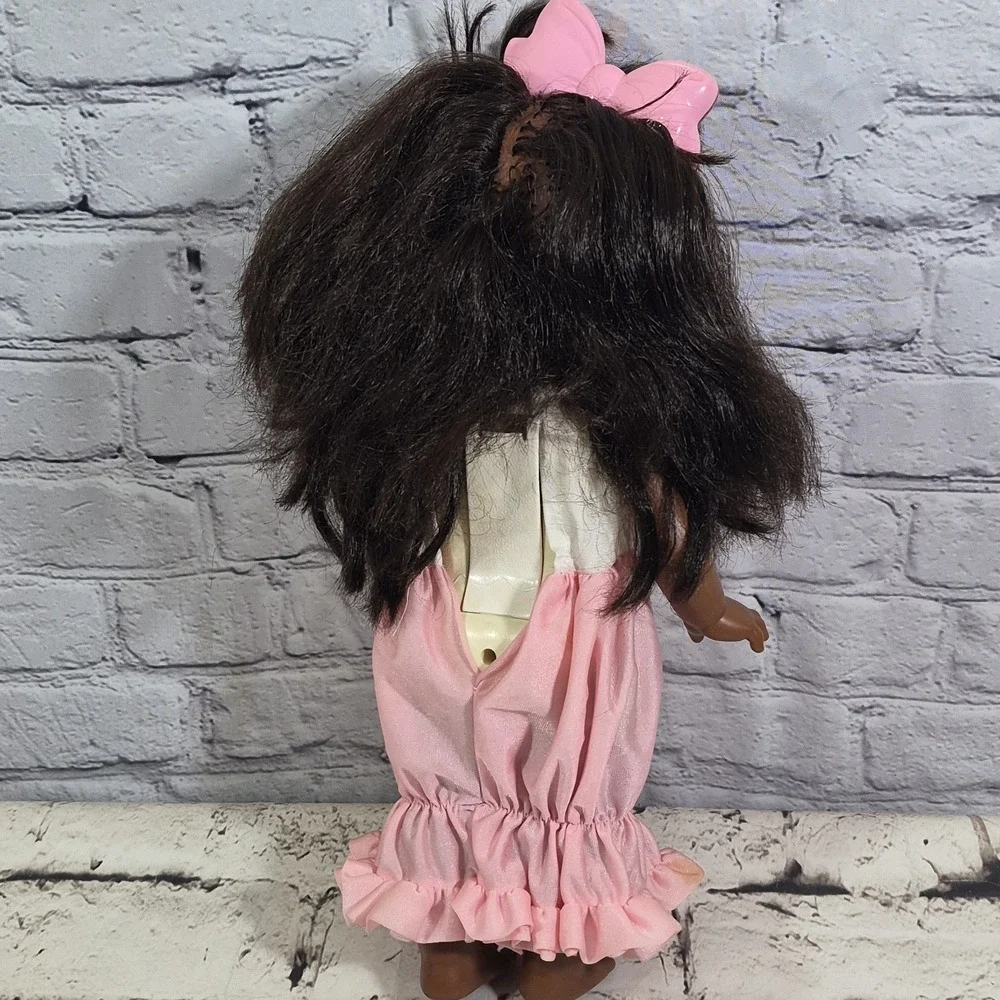 PJ Sparkle Doll 1988 Mattel Vintage African American AA Lights Up! READ Flaw